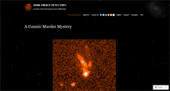 Desktop Screenshot of darkenergydetectives.org